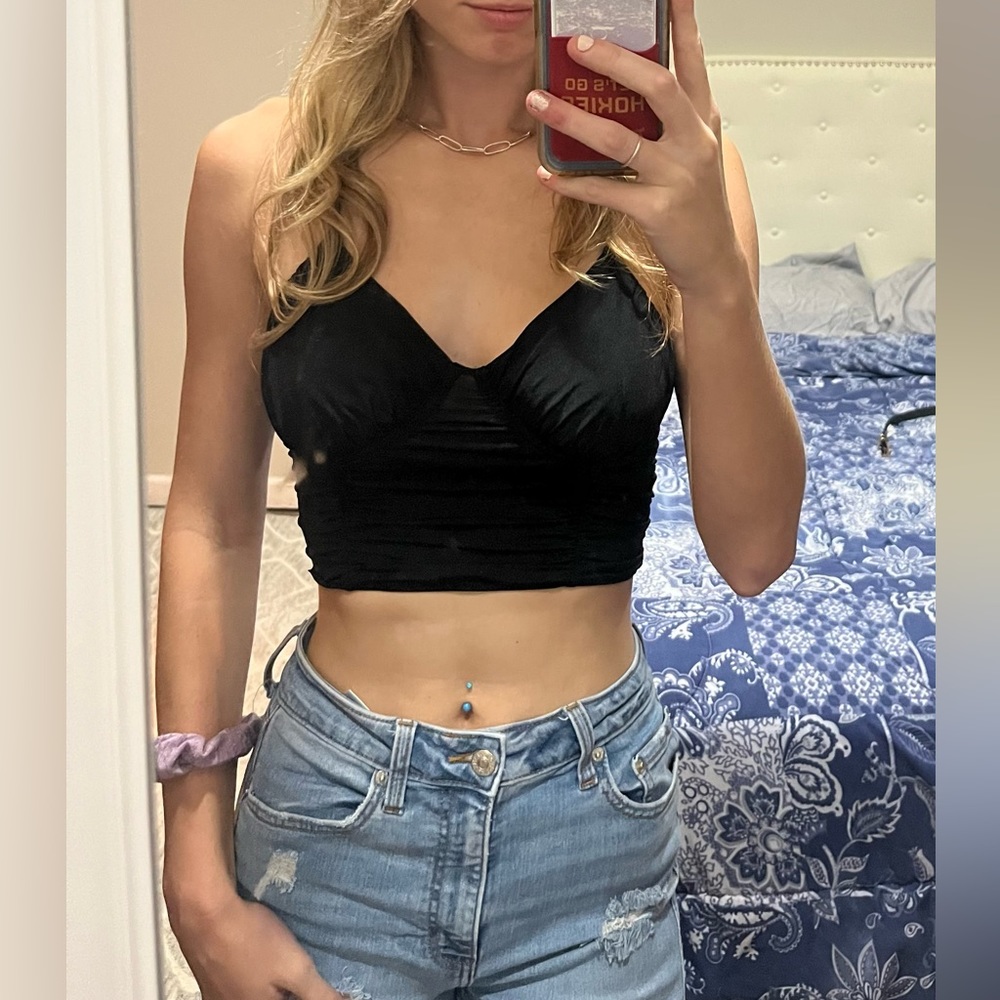 Urban Outfitters Black Crop Top